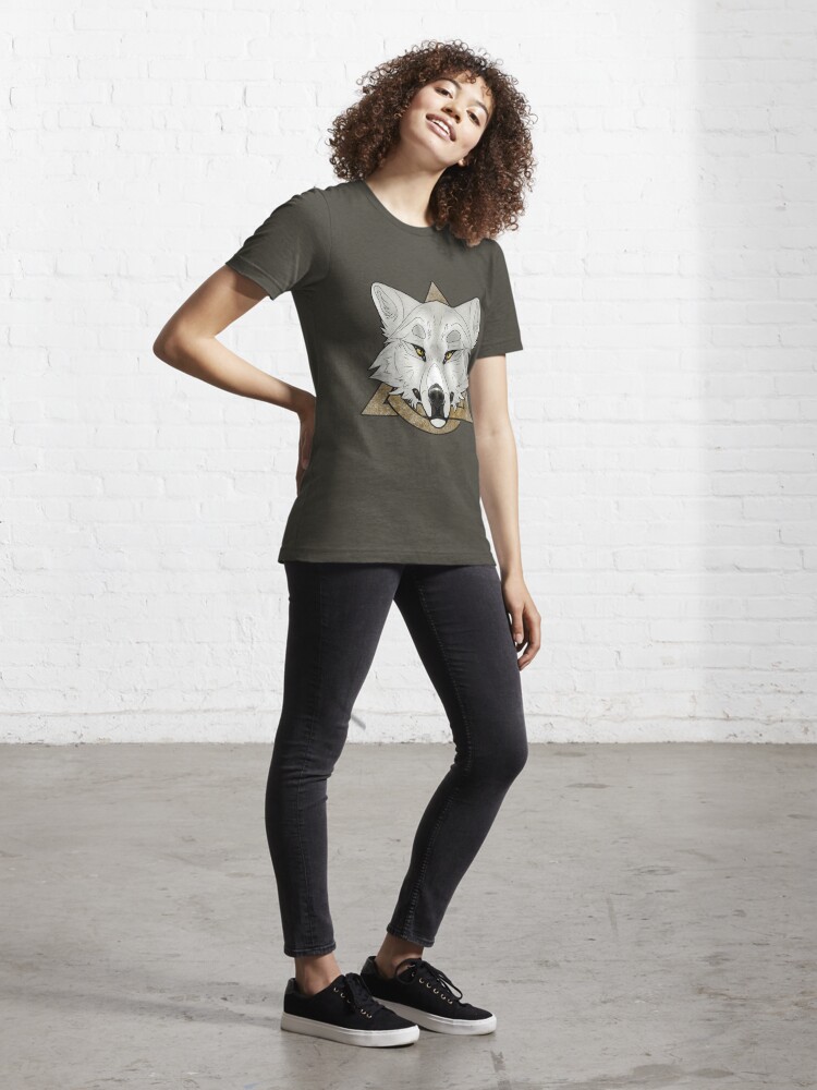 White Wolf Therian Pride Essential T-Shirt for Sale by Elle Abell