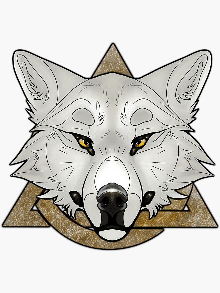 White Wolf Therian Pride Mask for Sale by Elle Abell