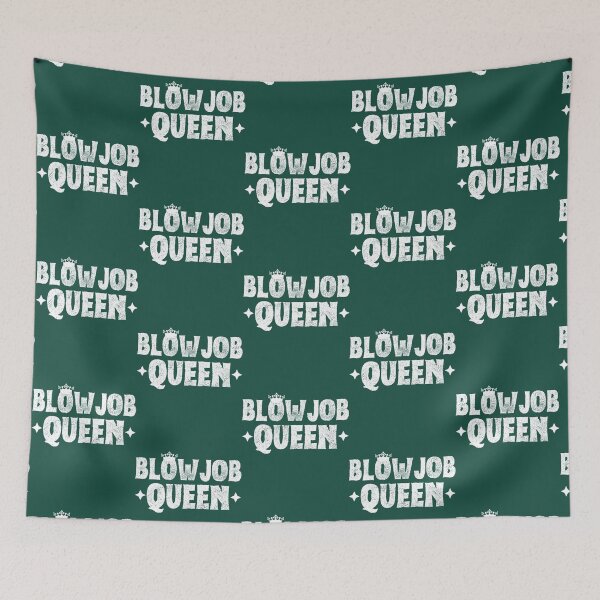 Item preview, Blowjob Queen Ich liebe Blowjobs lustiges Witzzitat    designed and sold by HarnessEliana.