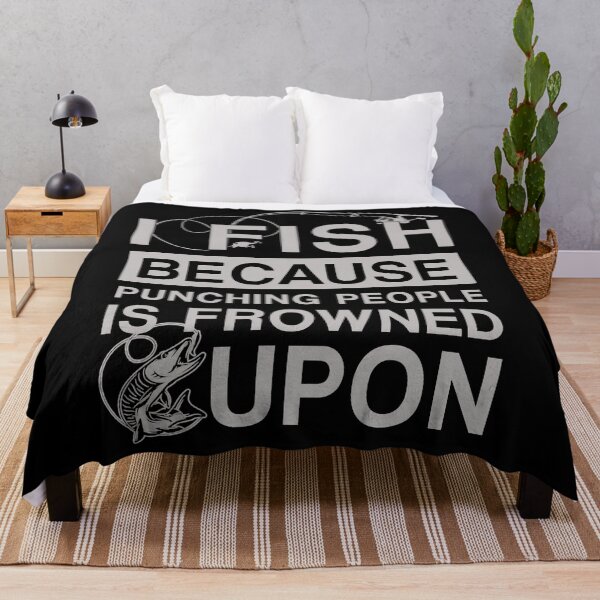 Item preview, I Fish Because Punching People Is Frowned Upon designed and sold by Abaddon-art.