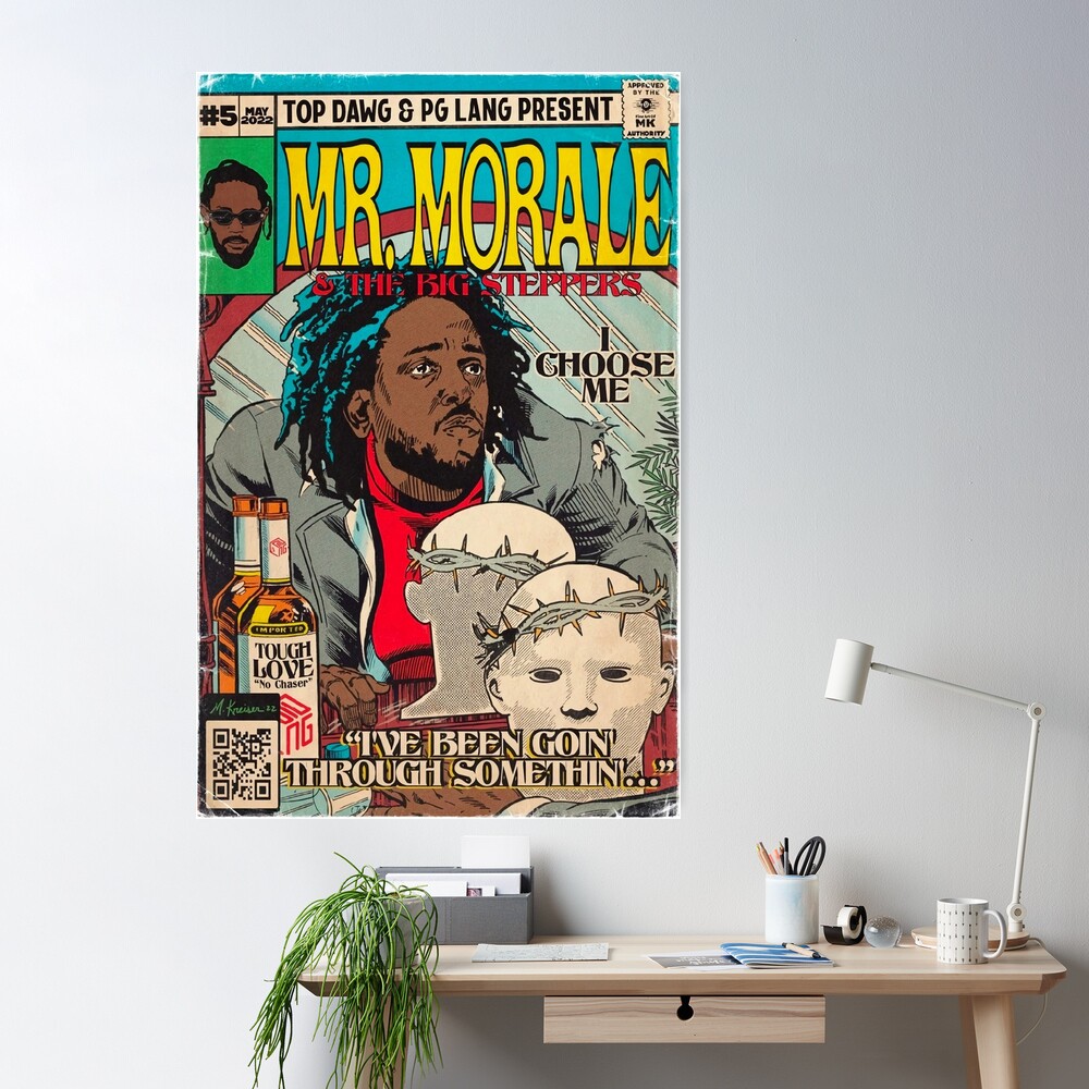 Kendrick Lamar- Mr.Morale & The Big Steppers- Vertical Matte Poster – Fine  Art Of MK