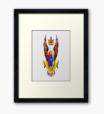 FURY complete logo Framed Print