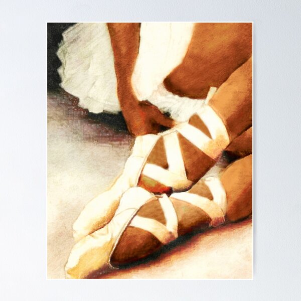 Item preview, African American Ballerina En Pointe designed and sold by ChezLorraines.