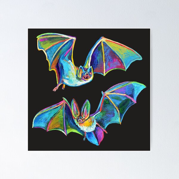 Item preview, Halloween Bat Brothers by Robert Phelps designed and sold by RobertPhelpsArt.
