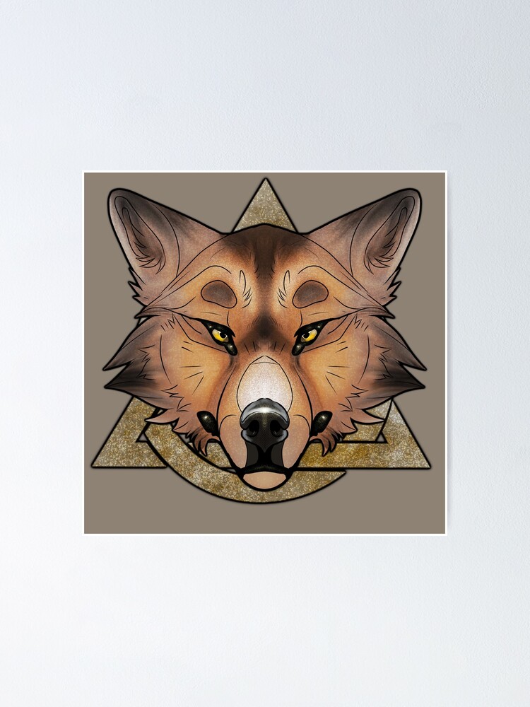 Brown Wolf Therian Pride | Sticker