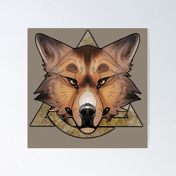  Therian Spirit Notebook: Wolf Mask Lined Journal