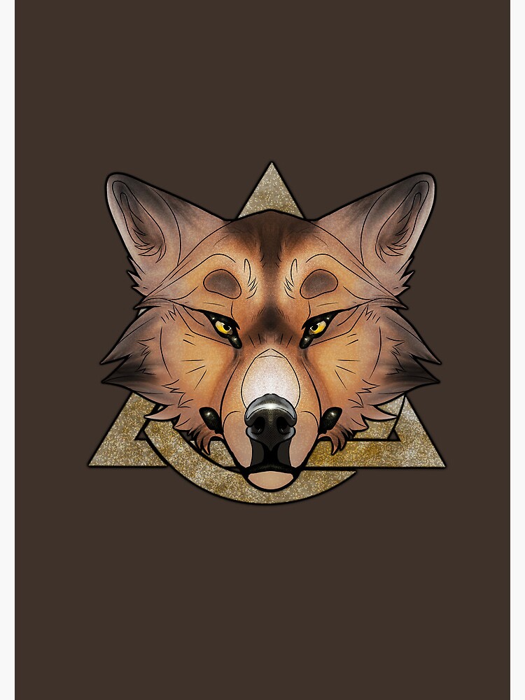 Brown Wolf Therian Pride | Sticker