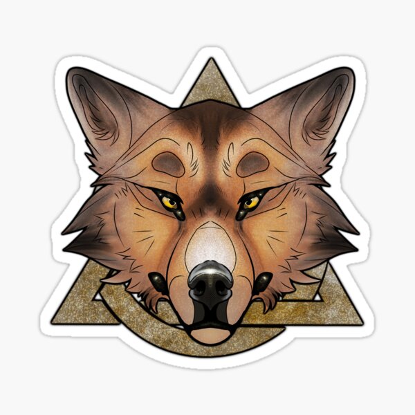 Wolf therian galaxy | Sticker