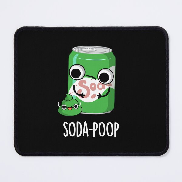 Item preview, Soda Poop Funny Drink Puns (Dark BG) designed and sold by punnybone.