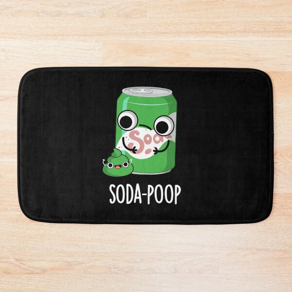 Item preview, Soda Poop Funny Drink Puns (Dark BG) designed and sold by punnybone.