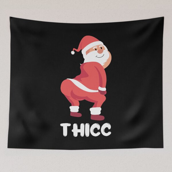 Item preview, Thick Funny Twerking Santa Claus  designed and sold by mkzmerch.