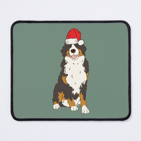 Item preview, Bernese Mountain Dog Christmas Santa Berner BMD Dog Holiday designed and sold by thepawster.