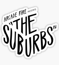 Arcade fire suburbs logo Sticker