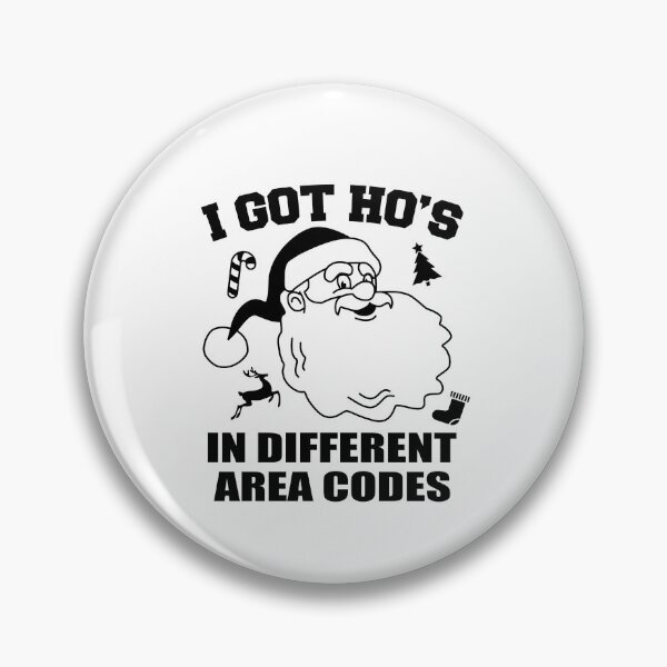 Item preview, I Got Ho's in Different Area Codes Funny Rapper Santa Claus designed and sold by mkzmerch.