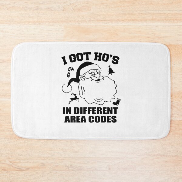 Item preview, I Got Ho's in Different Area Codes Funny Rapper Santa Claus designed and sold by mkzmerch.