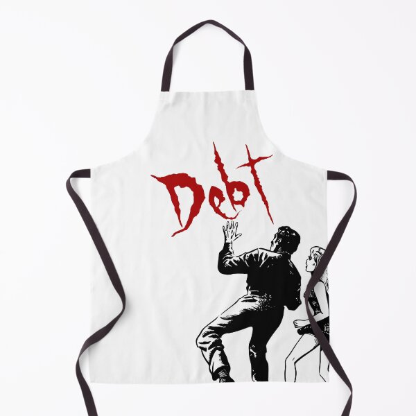 Item preview, 'Debt' Modern Horror Story - Retro Design for T-shirts, mugs, phone cases and other accessories designed and sold by Ridiculam Toga.