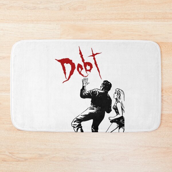 Item preview, 'Debt' Modern Horror Story - Retro Design for T-shirts, mugs, phone cases and other accessories designed and sold by Ridiculam Toga.