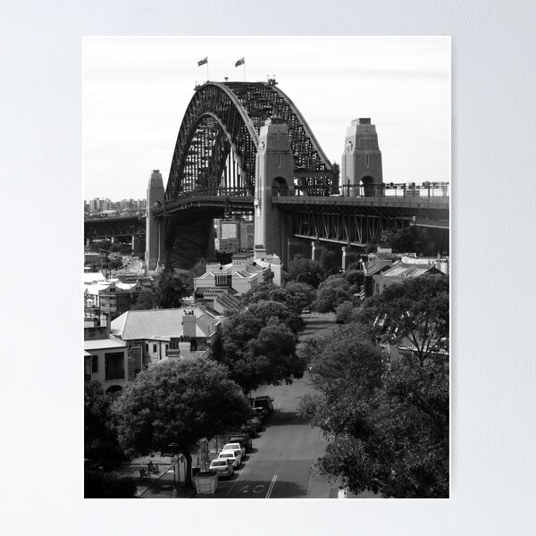 Item preview, Lower Fort St & The Sydney Harbour Bridge designed and sold by kirstybush.