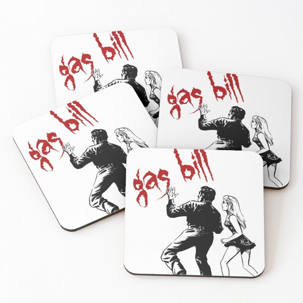 Item preview, 'Gas Bill' Modern Horror Story - Retro Design for T-shirts, mugs, phone cases and other accessories designed and sold by Ridiculam Toga.