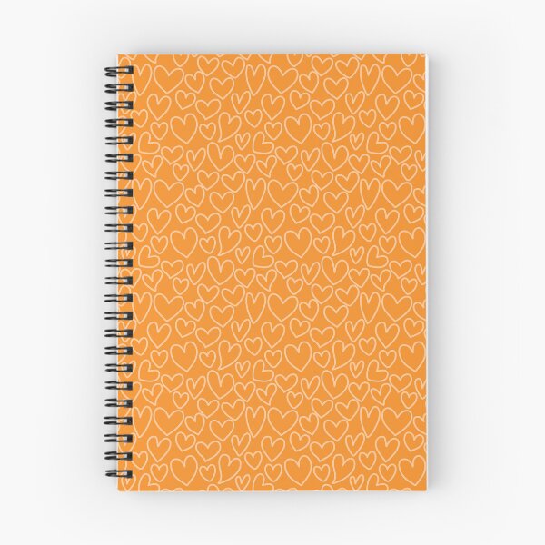 Item preview, orange Love Heart Pattern designed and sold by sweary12.