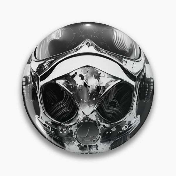 Artikelvorschau, Gothic Chrome Skull entworfen und verkauft von CartoonrBOY.