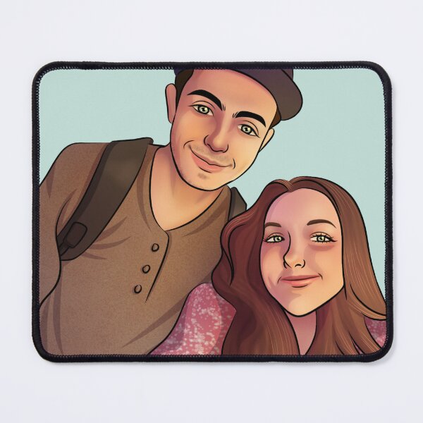 Item preview, Couple Commissioned Artwork designed and sold by Kyna Arts.
