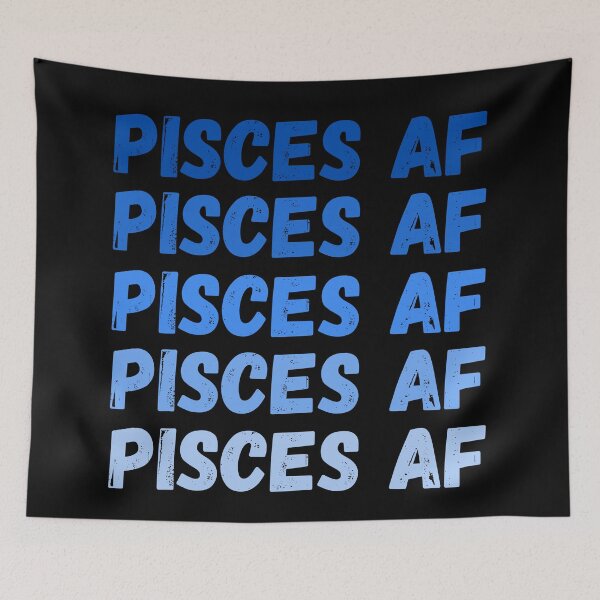 Item preview, Pisces AF Zodiac Sign designed and sold by Hellofriendco.