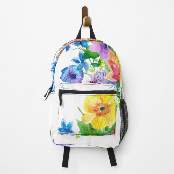 Item preview, watercolor wildflowers and frog designed and sold by Patrineco Limited.