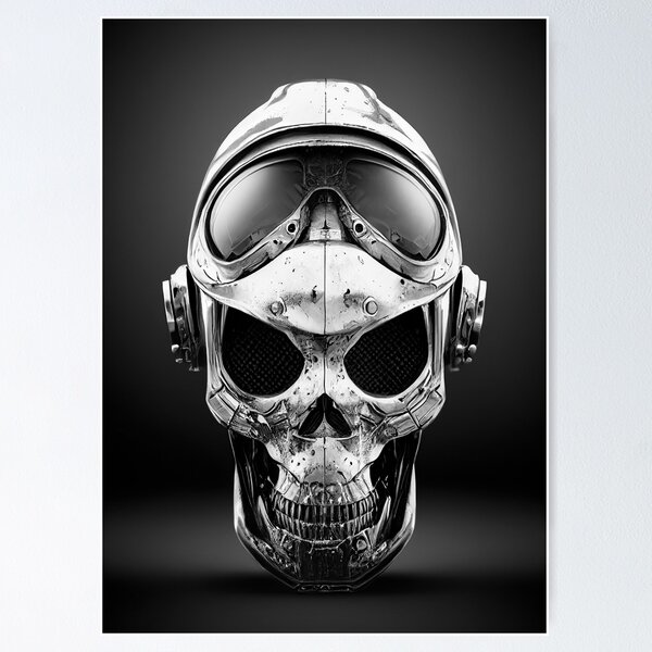 Item preview, Gothic Chrome Skull designed and sold by CartoonrBOY.