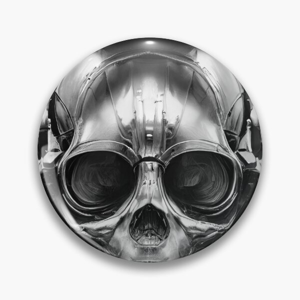 Artikelvorschau, Gothic Chrome Skull entworfen und verkauft von CartoonrBOY.