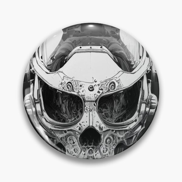 Artikelvorschau, Gothic Chrome Skull entworfen und verkauft von CartoonrBOY.