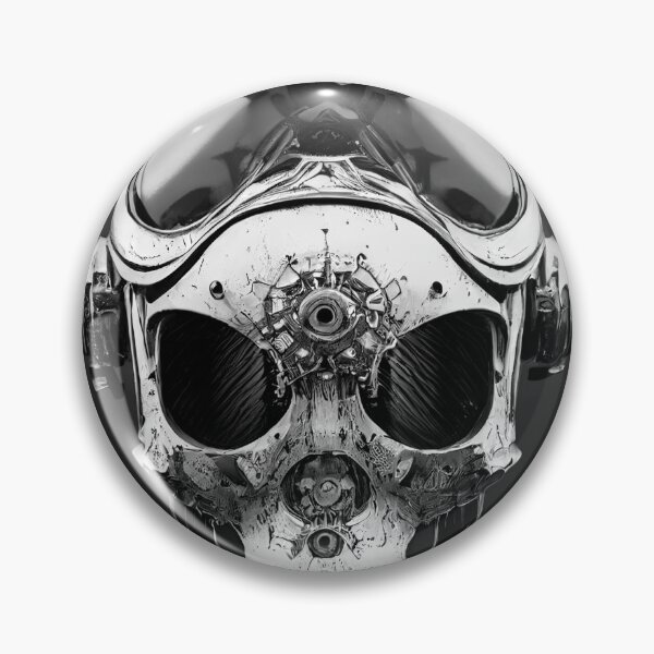 Artikelvorschau, Gothic Chrome Skull entworfen und verkauft von CartoonrBOY.
