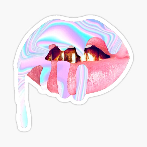 Kylie Lips Sticker