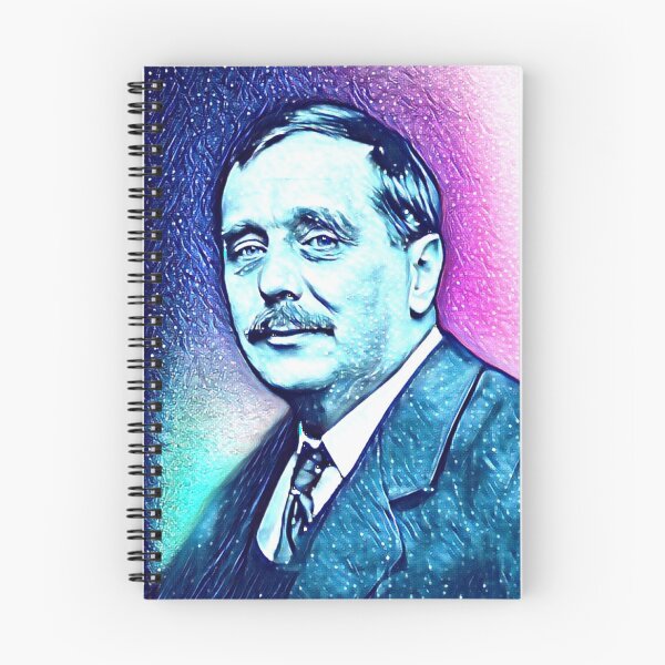 Item preview, H G Wells Artwork | H G Wells Portrait | H G Wells Wall Art  designed and sold by Suyogsonar25.