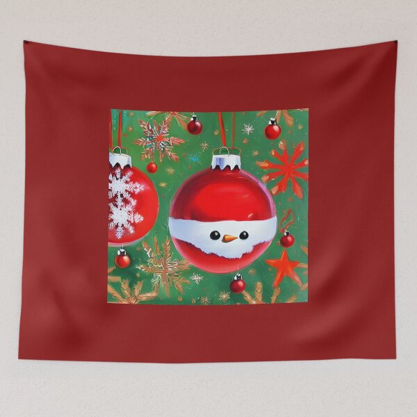 Item preview, Snowman Santa Ornament designed and sold by NitaBond.