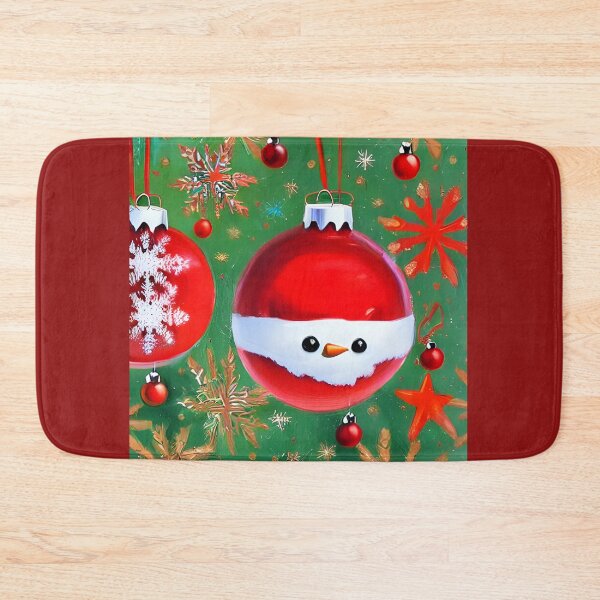 Item preview, Snowman Santa Ornament designed and sold by NitaBond.