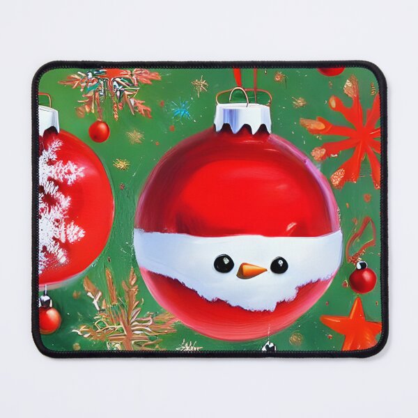 Item preview, Snowman Santa Ornament designed and sold by NitaBond.