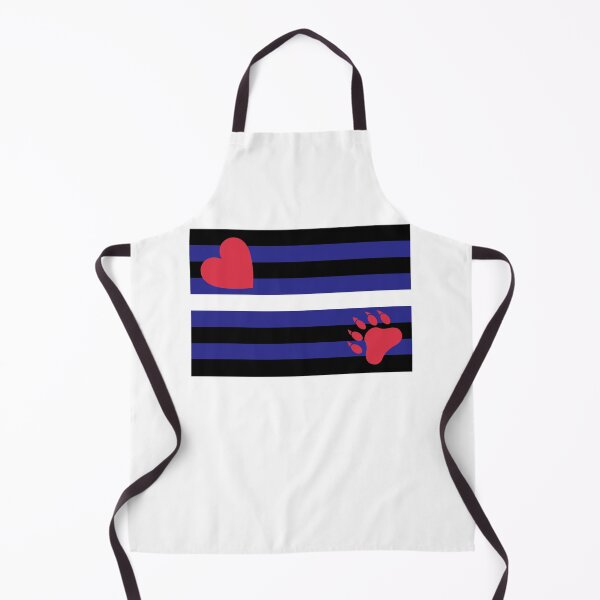 Item preview, WOOFZ® Leather Pride Flag with Bear Paw Claw designed and sold by woofz.