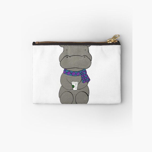 Item preview, Hipster Hippo designed and sold by ButteredDoodles.