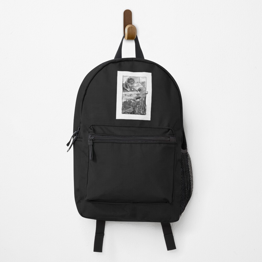 Vista previa del artículo con la obra «Mochila», diseñado y vendido por RinaArling.