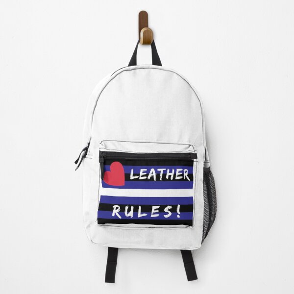 Item preview, WOOFZ® Leather Pride Flag with Leather Rules! Written. designed and sold by woofz.