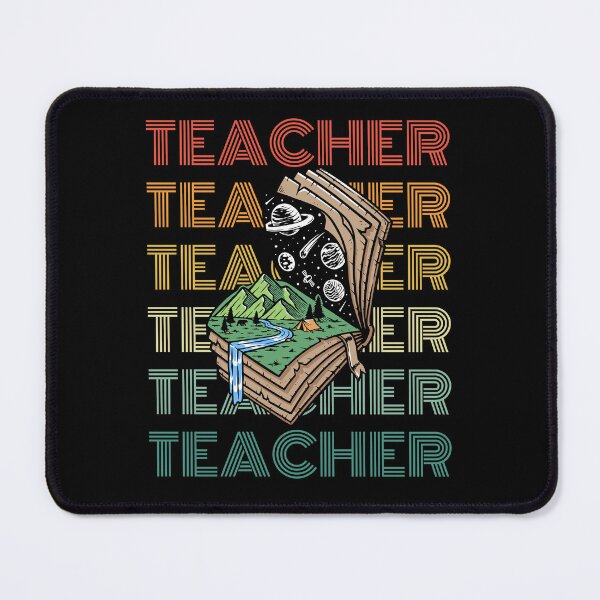 Item preview, Teacher With Geography And Space Book Retro designed and sold by RockBeeDesigns.