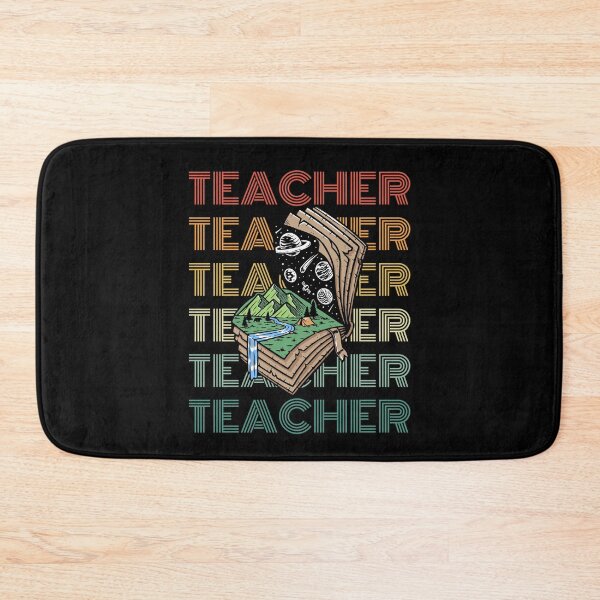 Item preview, Teacher With Geography And Space Book Retro designed and sold by RockBeeDesigns.