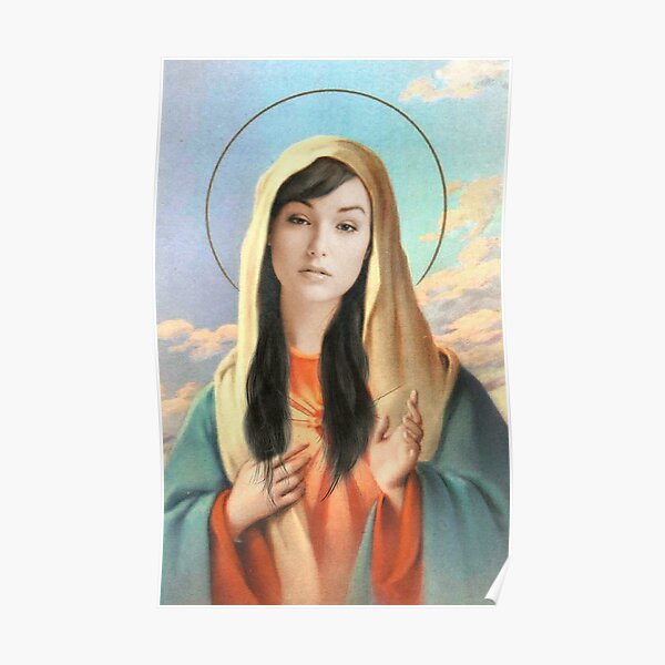 Virgin Mary Sasha Grey Color Poster