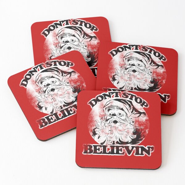 Item preview, Don't stop believin& vintage santa claus designed and sold by VickyJohnson.