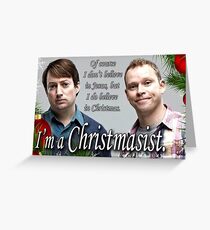 Merry Christmas - Peep show Greeting Card