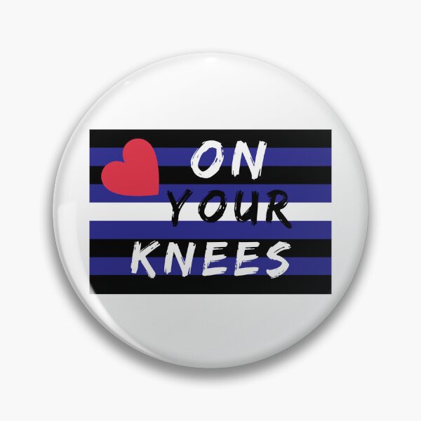 Item preview, WOOFZ® Leather Pride Flag On Your Knees designed and sold by woofz.