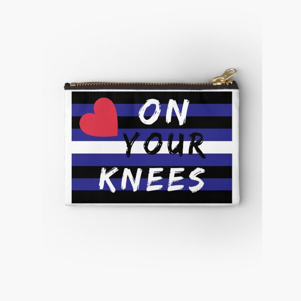 Item preview, WOOFZ® Leather Pride Flag On Your Knees designed and sold by woofz.
