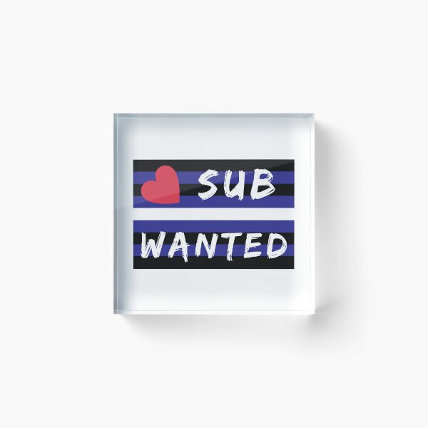 Item preview, WOOFZ® Leather Pride Flag Sub Wanted. designed and sold by woofz.