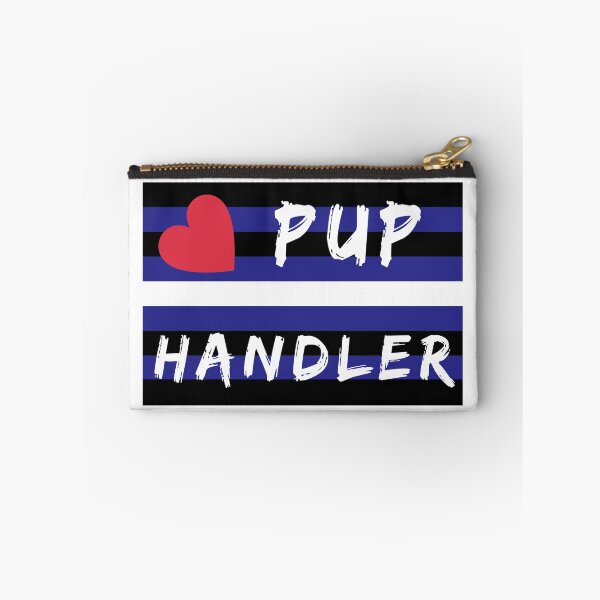 Item preview, WOOFZ® Leather Pride Flag Pup Handler designed and sold by woofz.